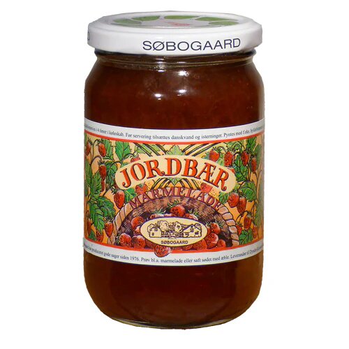 Jordbærmarmelade øko  400 Gram