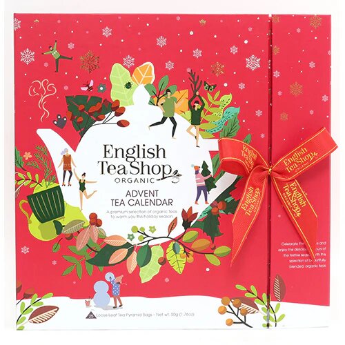Julekalender Te Book Style Rød øko Stk