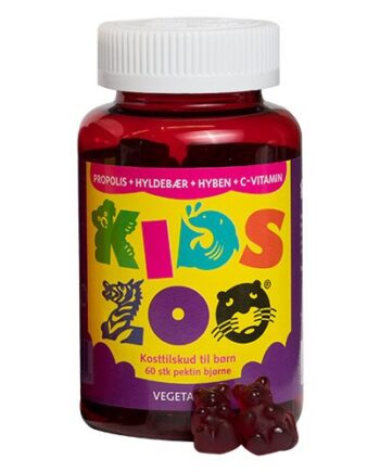 Kids Zoo Propolis   Hyld Hyben  -vit 60 Stk