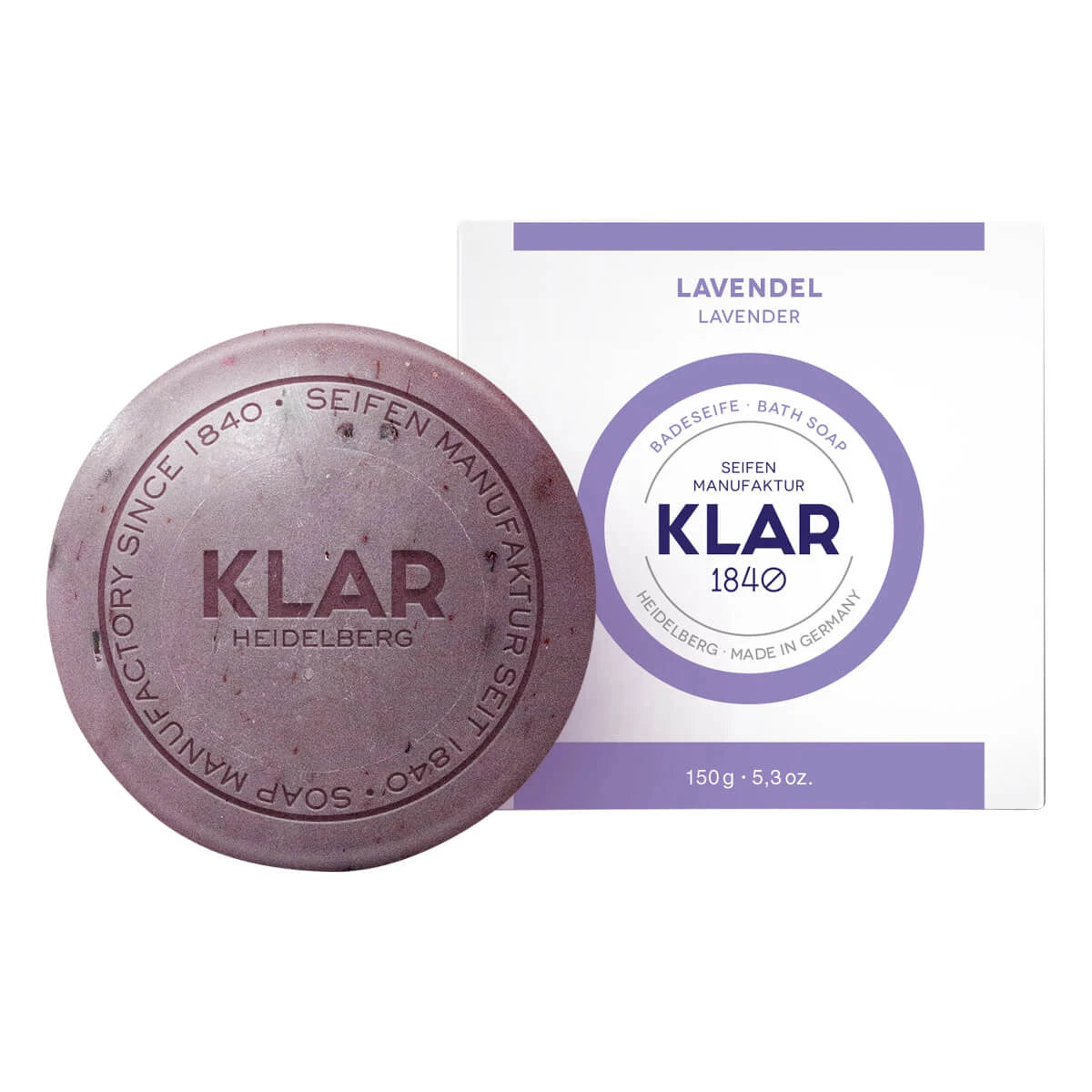 Klar Seifen Badesæbe Lavendel 150 Gr