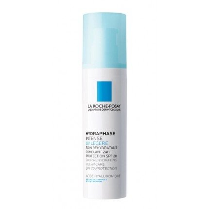 La Roche-posay Hydraphase Uv Intense Legere Beskyttende Fugtighedscreme Flakon Pumpe 50 Ml