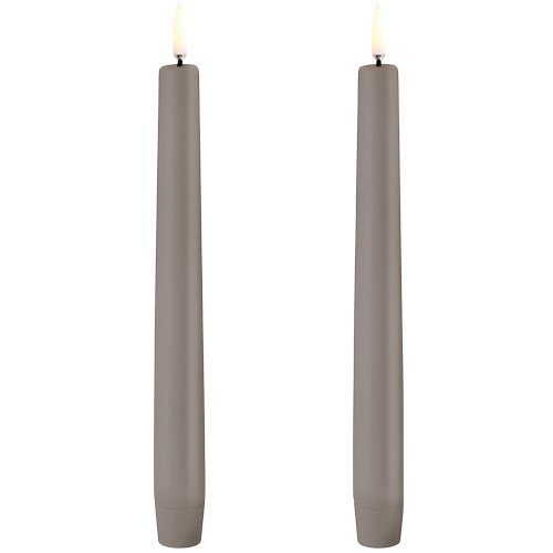 Led Kronelys Sandstone Smooth -pack 3x20 Sandstone
