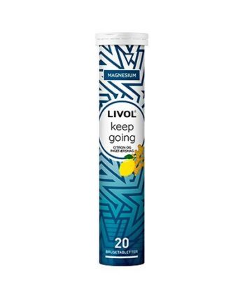 Livol Brusetablet Keep Going    Citron Og Ingefær 20 Tabletter