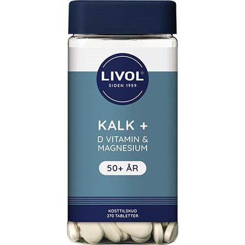 Livol Kalk Vitamin Magnesium 270 Tabletter