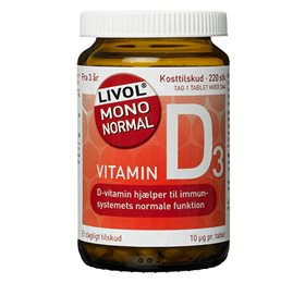 Livol Vitamin 10 âµg Bull 220 Tab