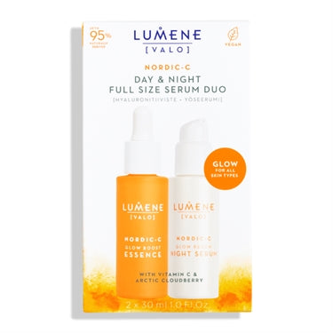 Lumene Nordic-  Glow Day   Night Full Size Serum Duo     60 Ml