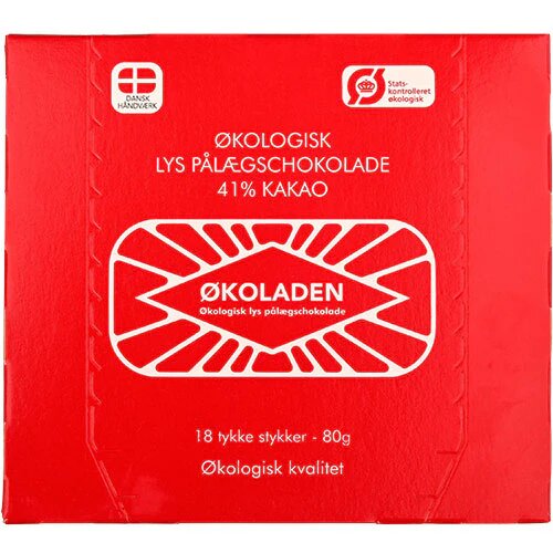 Lys Pålægschokolade 41   18 Stk