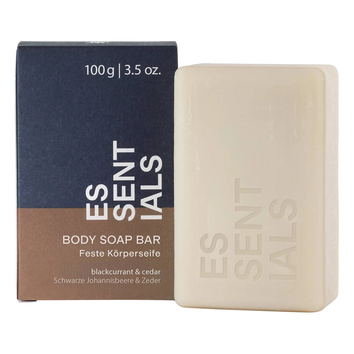 Mühle Shaving Body Bar Soap Blackcurrant Cedar Essentials 100 Gr