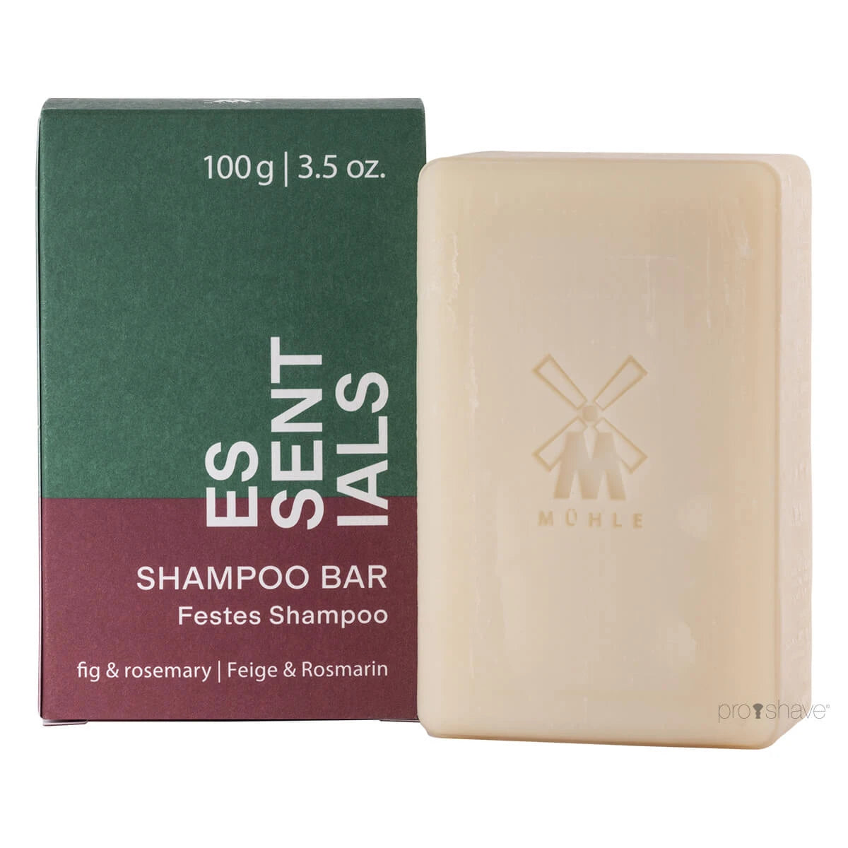 Mühle Shaving Shampoo Bar Fig Rosemary Essentials 100 Gr