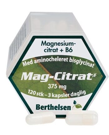Mag-citrat Berthelsen 120 Kapsler