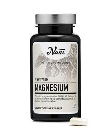 Magnesium Organisk Planteform Nani 60 Kapsler