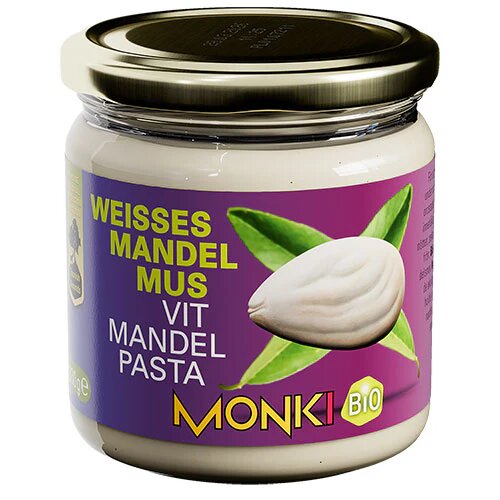 Mandelsmør Hvid Monki 330 Gram