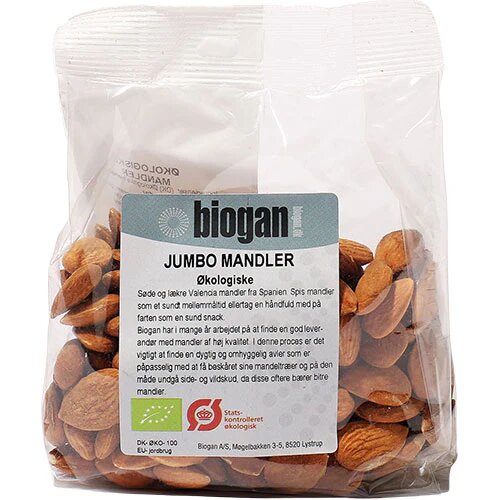 Mandler Jumbo øko  200 Gram