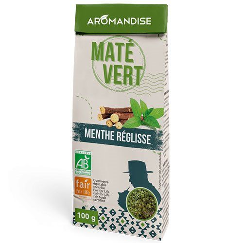 Maté Vild Grøn Mint Lakrids økologisk 100 Gram