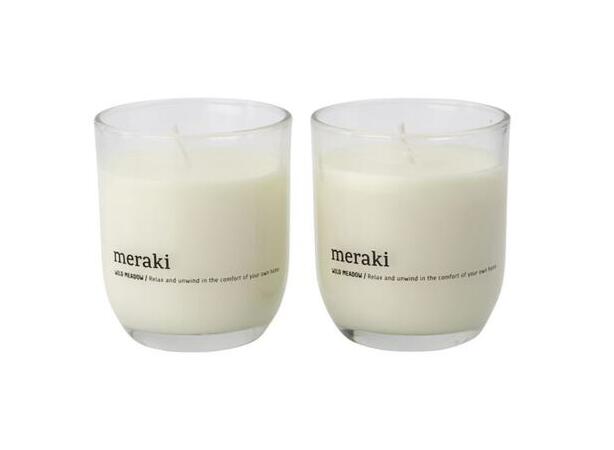 Meraki Duftlys Wild Meadow 2stk : Cm Dia: Cm