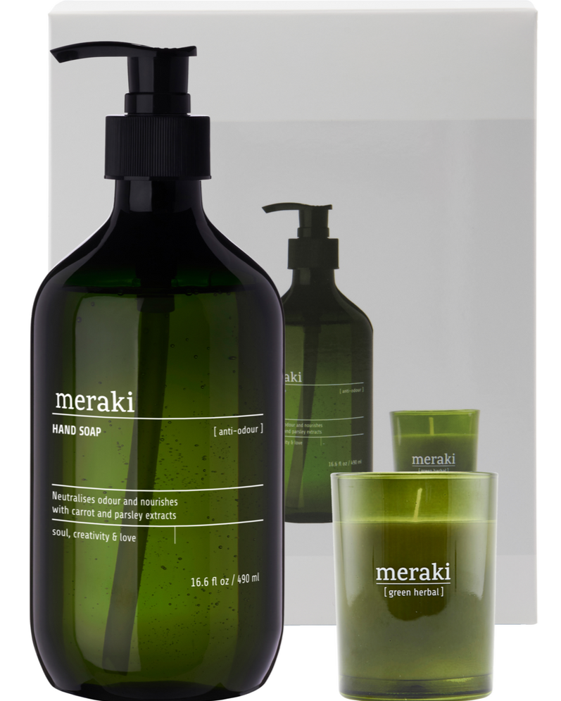 Meraki Gaveæske Kitchen Essentials Håndsæbe Lys