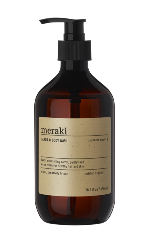 Meraki Hair Body Wash Northern Dawn 490ml