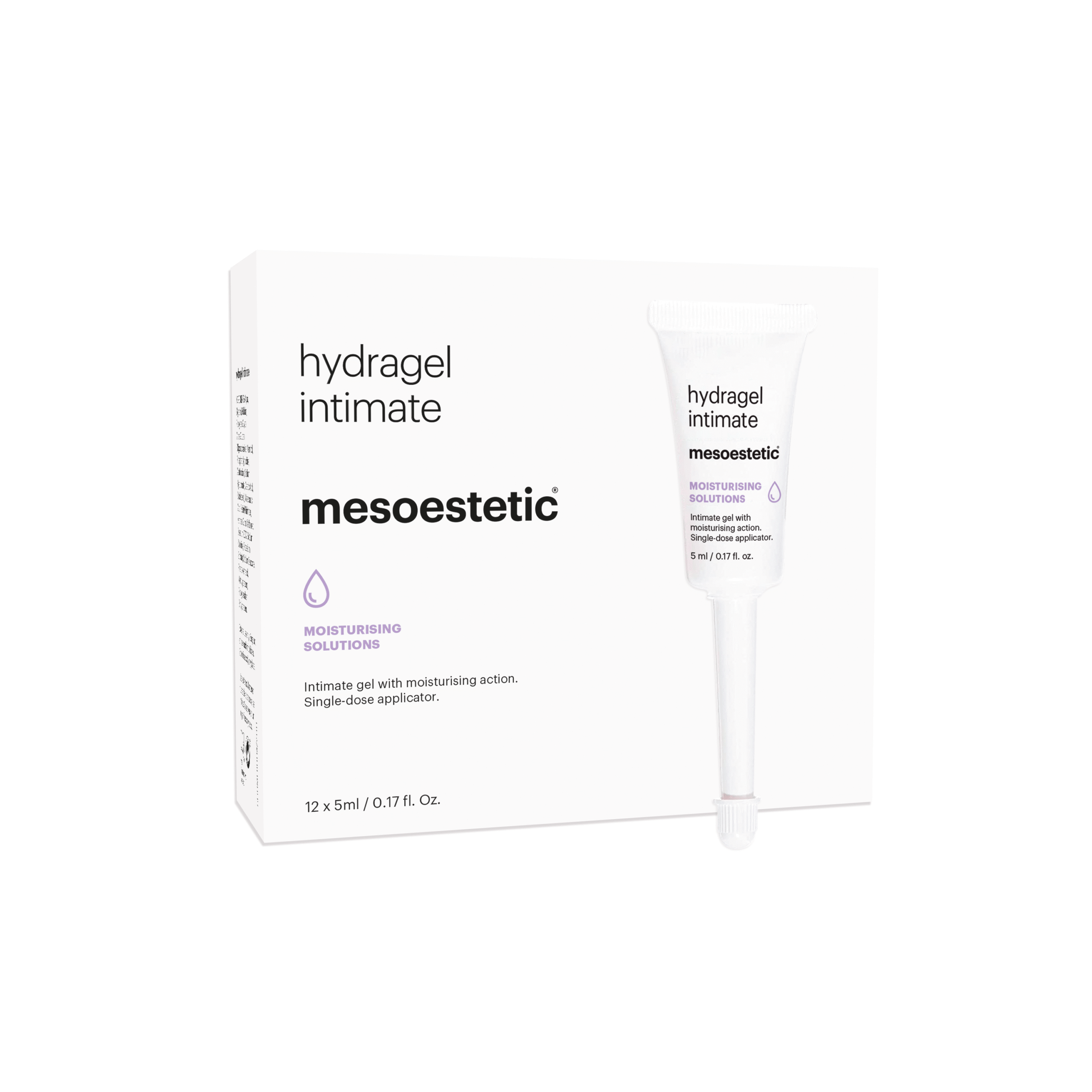 Mesoestetic Hydragel Intimate Fugtgivende Gel Til Kvinders Intime Område 12 Ml Fugtighedscreme Gel Forbedre Elasticitet Fleksibilitet