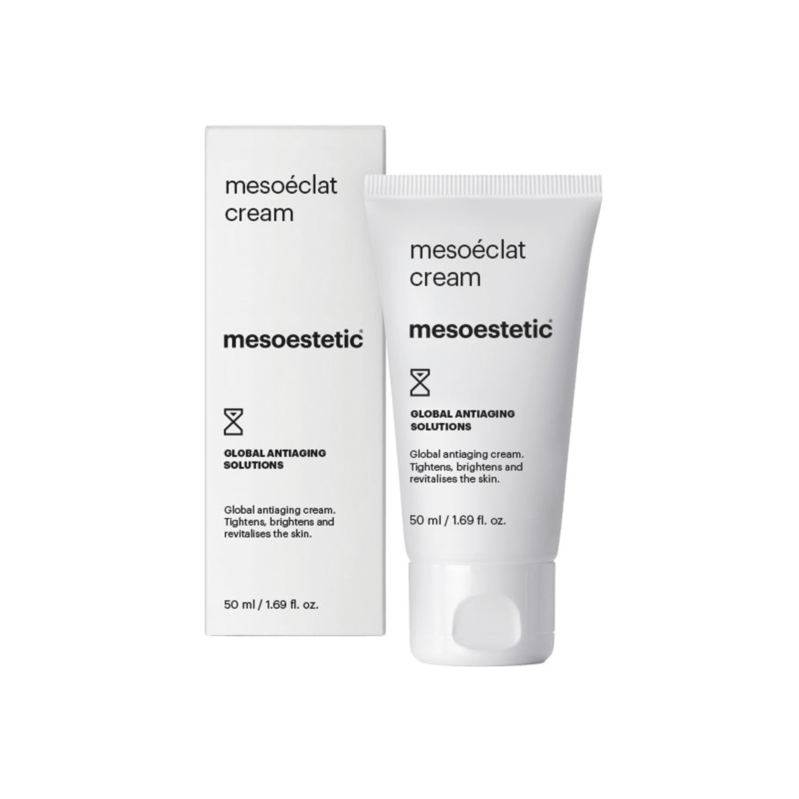 Mesoestetic Mesoéclat Cream Antiage Creme Med øjeblikkelig Virkning 50 Ml Efterbehandling Af Mescoeclat Bekæmper Mat Og Træt Hud