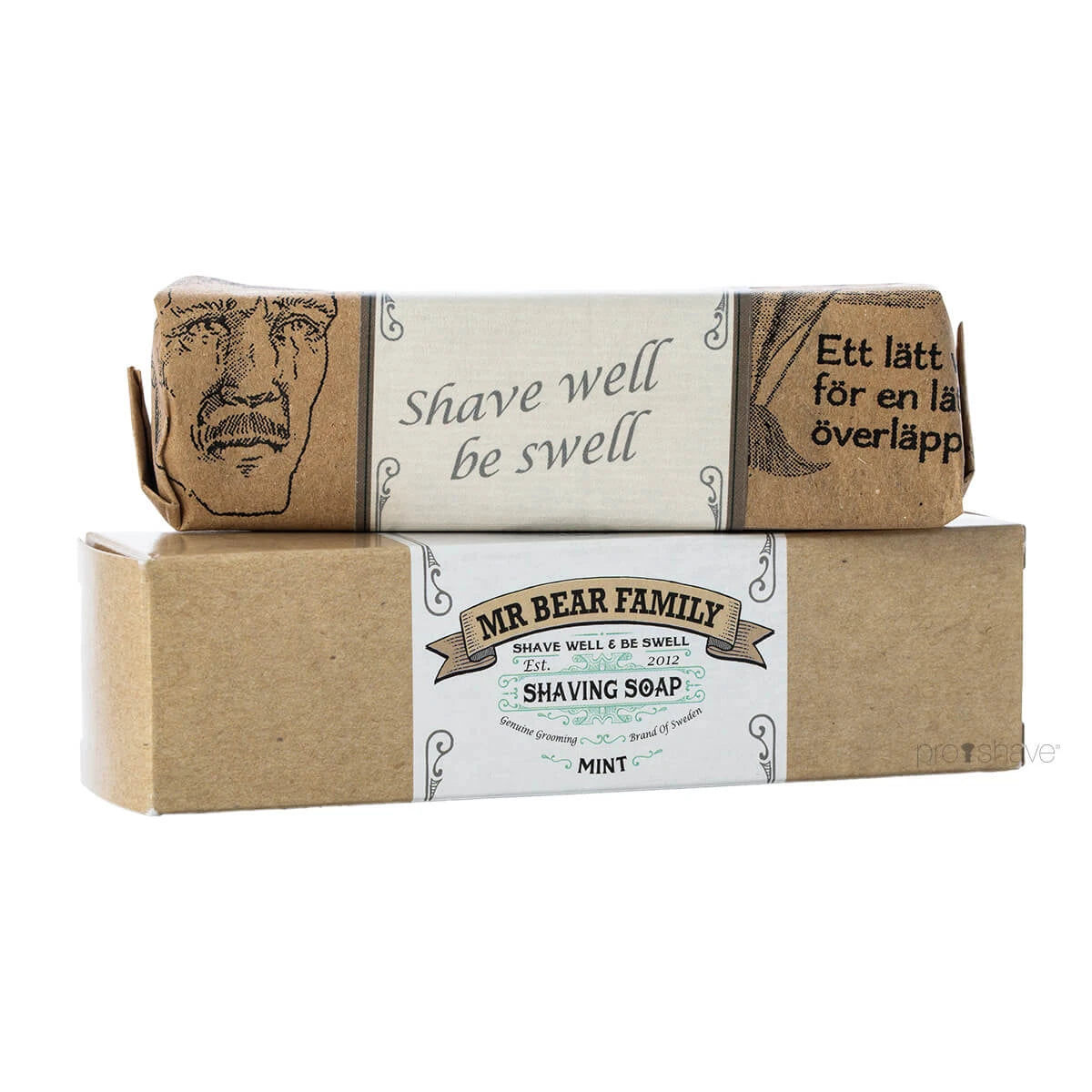 Mr Bear Barbersæbe Shavestick Mint 80 Gr