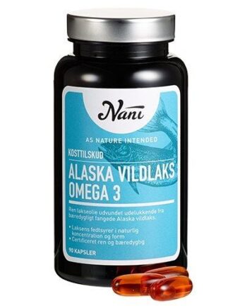 Nani Food State Omega   Alaska Vildlaks 90 Kapsler