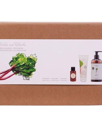 Naturfarm Gaveæske Rabarber Håndsæbe Creme   Body Lotion