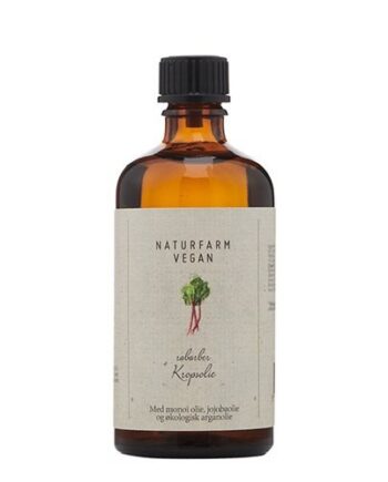 Naturfarm Vegan Kropsolie Rabarber 100 Ml