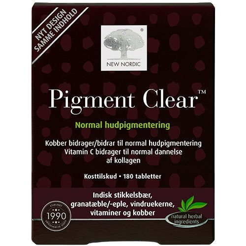 New Nordic Skin Care Pigment Clear 180tab