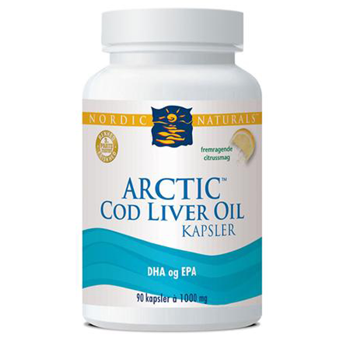 Nordic Naturals Arctic Cod Liver Oil Citrus 180 Kap