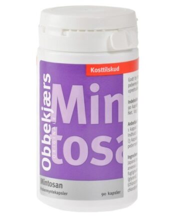 Obbekjærs Mintosan 200 Mg 90 Kapsler