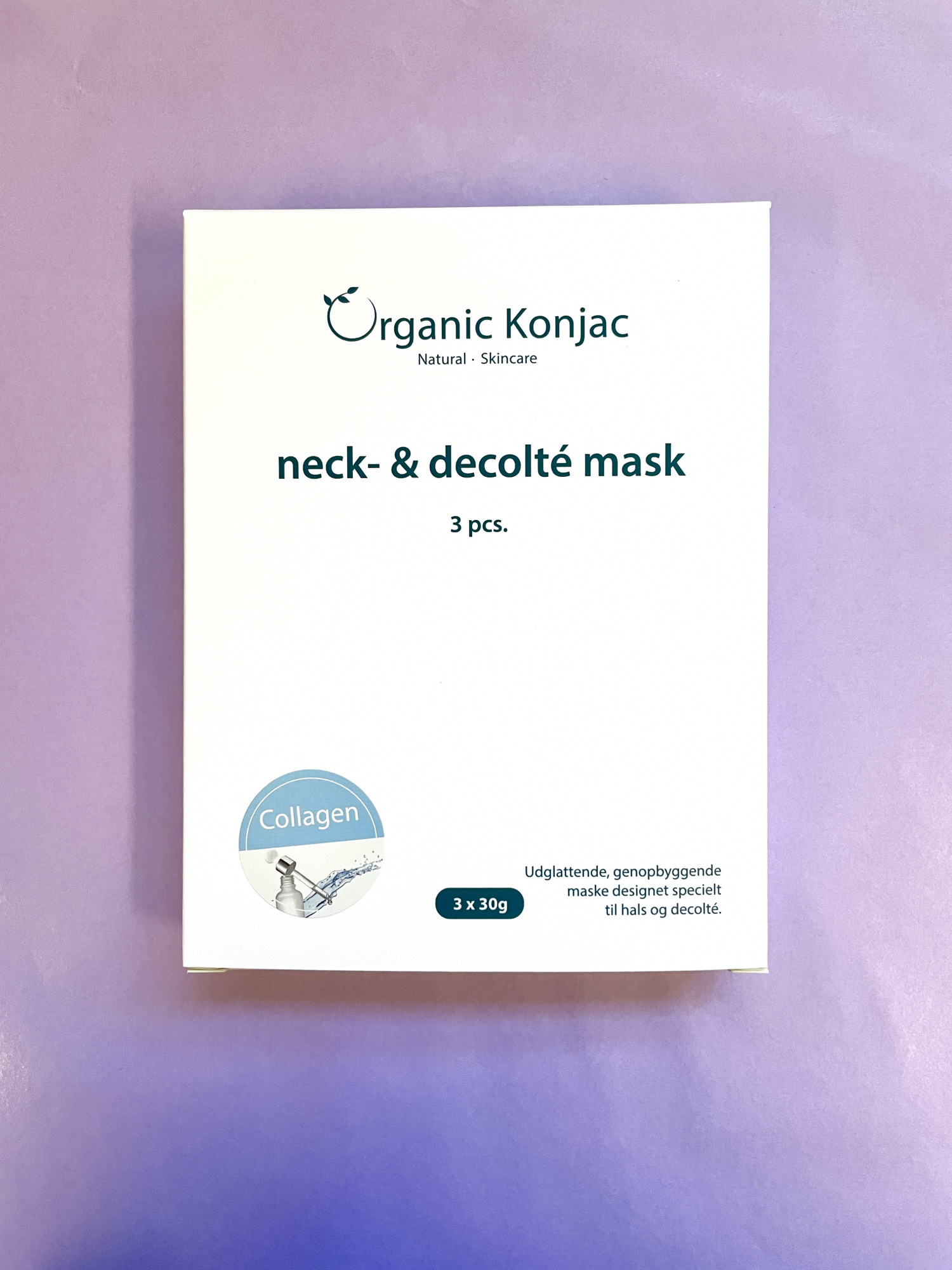 Organic Konjac Neck Decolté Mask Collagen