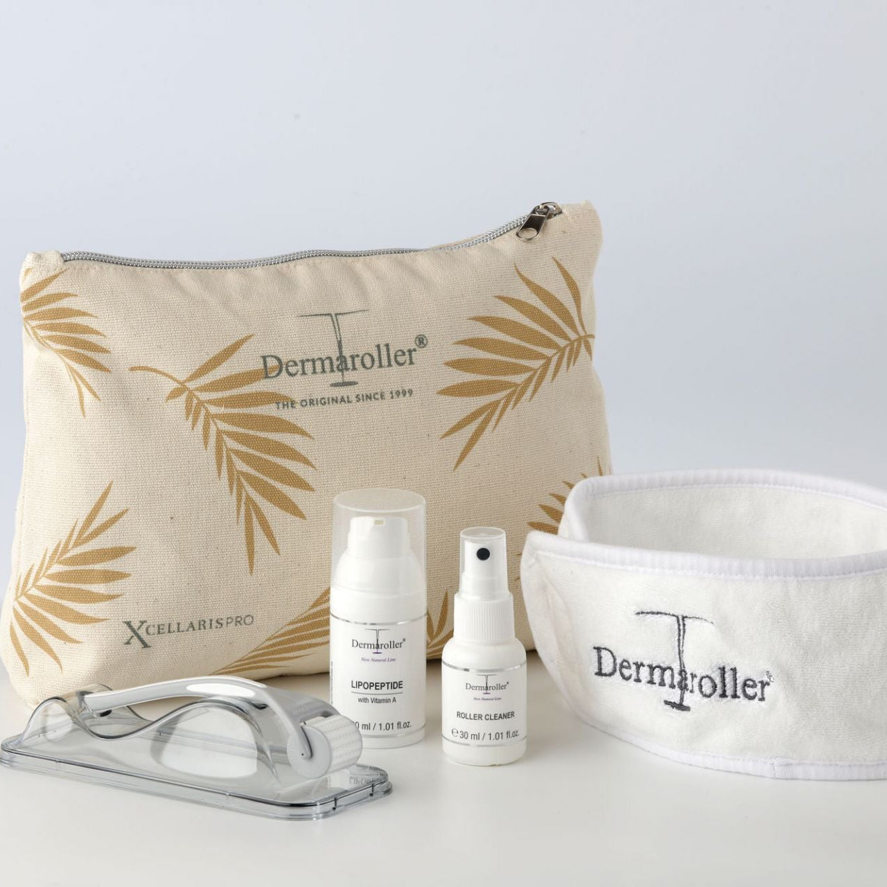 Original Dermaroller Starter Kit Inkl Lipopeptide Og Roller Rens