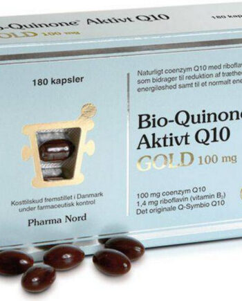 Pharma Nord Bio-quinone Aktivt Q10 Gold 180 Kapsler
