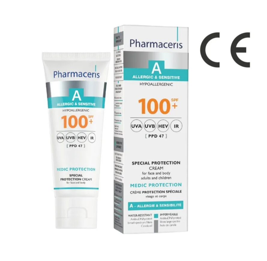 Pharmaceris - Medic Protection Speciel Beskyttende Creme Spf 100 Til Ansigt Og Krop 75ml
