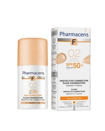 Pharmaceris   Beskyttende Foundation  Spf 50  Sand 02  30ml
