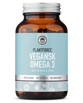 Plantforce Omega    Vegansk Epa   Dha  120 Kapsler