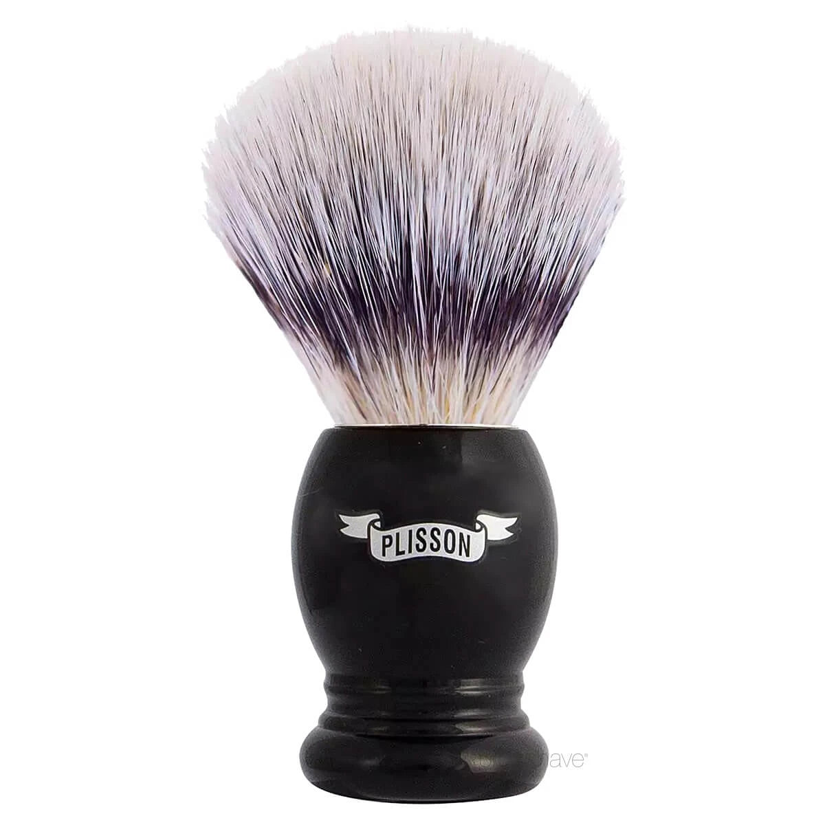 Plisson 1808 Barberkost High Mountain White Fibre Sort Akryl Essentiel Str 12