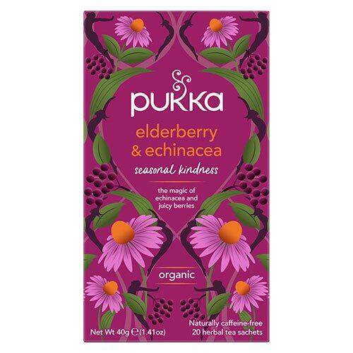 Pukka Elderberry Echinacea Te øko 20 Breve