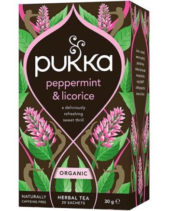 Pukka Te Peppermint   Licorice Te 20 Breve