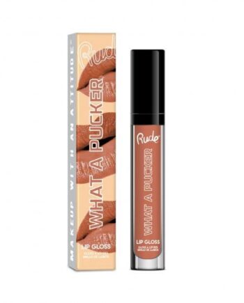 Rude Cosmetics What   Pucker Lip Lacquer What The Fudge