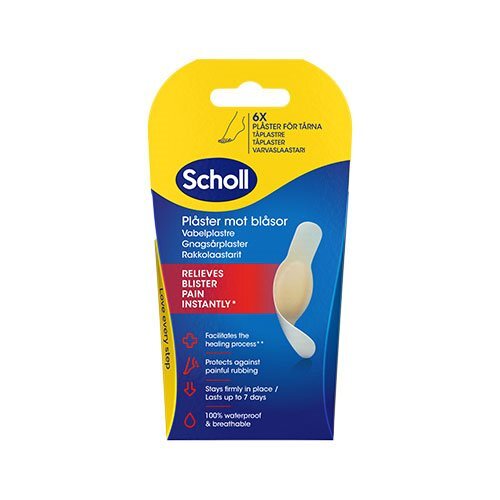 Scholl Blister Plasters Toes Stk