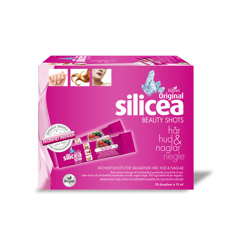 Silicea Beauty Shots Hår Hud Og Negle Indeholder 30 Poser X15ml