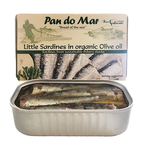 Små Sardiner Olivenolie øko 120 Gram