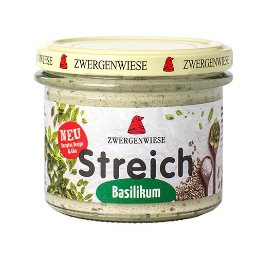 Smørepålæg    Basilikum Streich øko  180 Gram