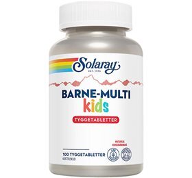 Solaray Barne-multi Kids Tyggetabletter 100tab