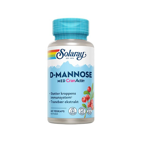 Solaray -mannose Cranactin 60 Kapsler