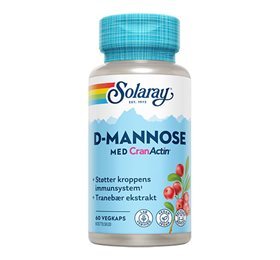 Solaray -mannose Med Cranactin 60kap