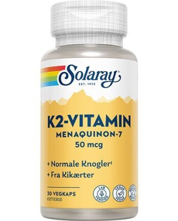 Solaray K2-vitamin 50 Mcg 30 Kapsler