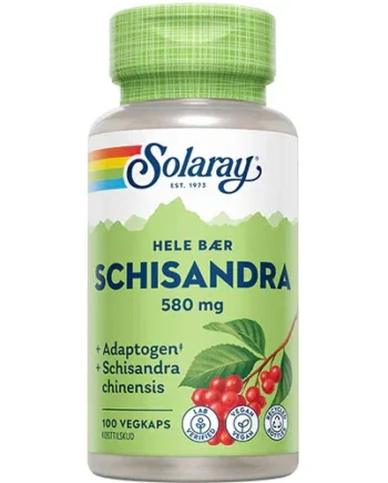Solaray Schizandra 580 Mg 100 Kapsler