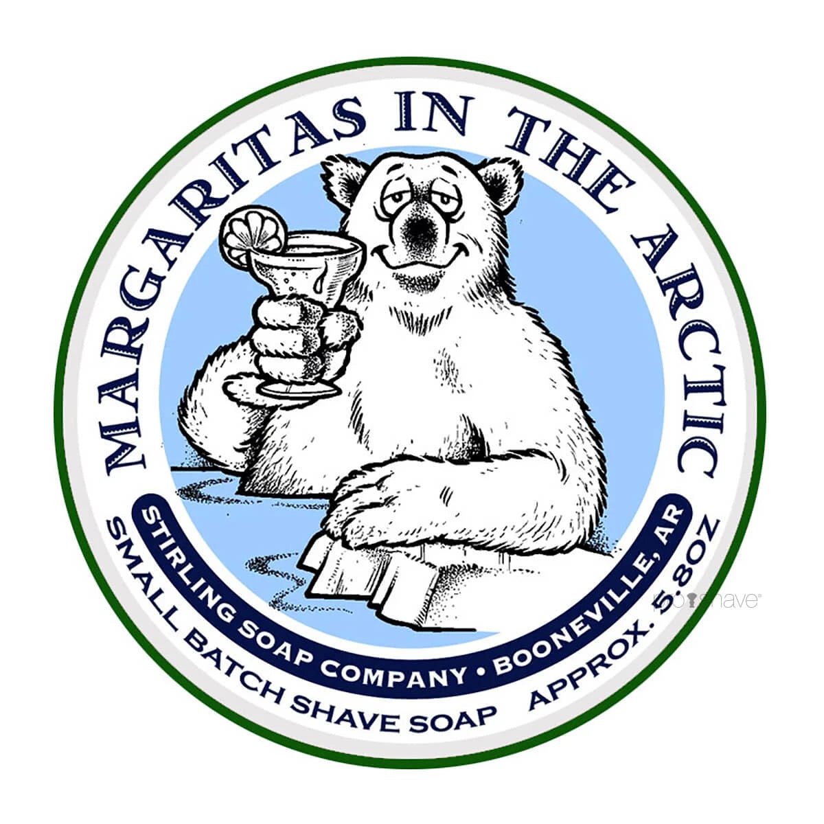 Stirling Soap Company Barbersæbe Margaritas In The Arctic 170 Ml